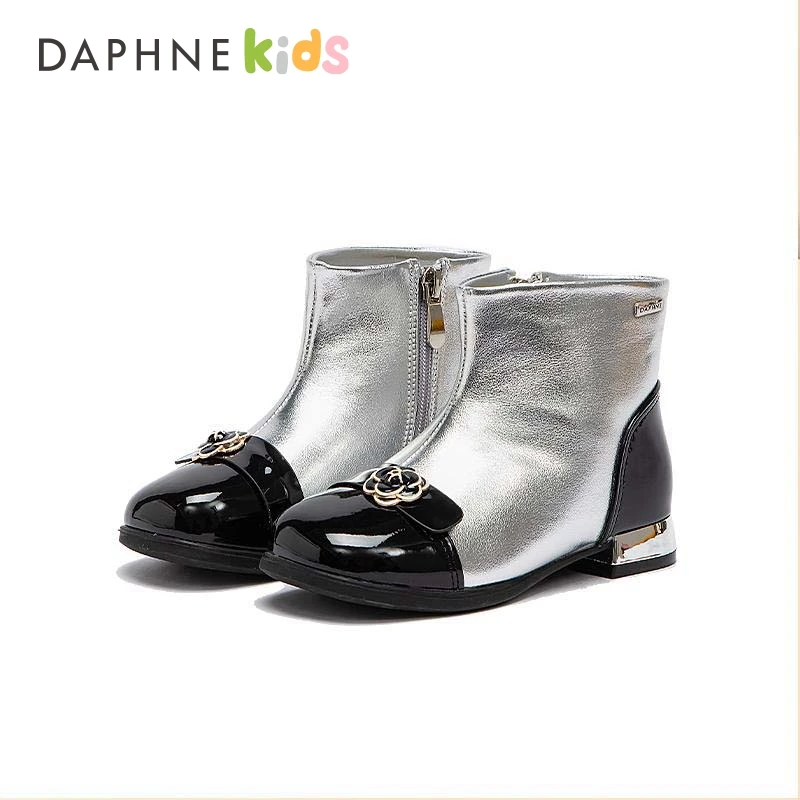 女童靴子2024儿童春秋单靴新款宝宝马丁靴冬加绒短靴638027