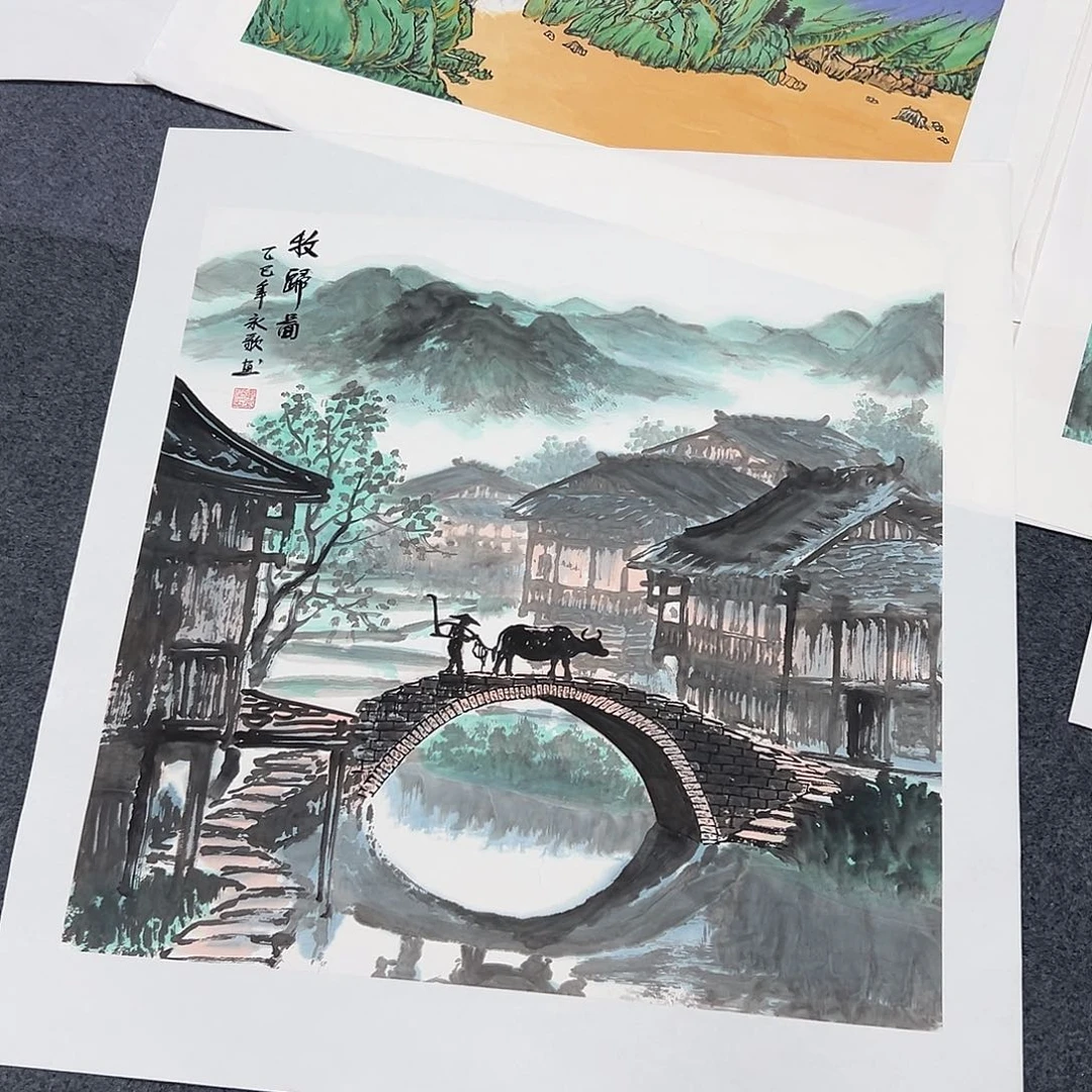 国画XD精品国画作品单幅任发