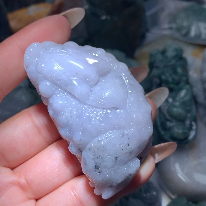 翡翠未镶嵌颈饰保真天然A货翡翠
