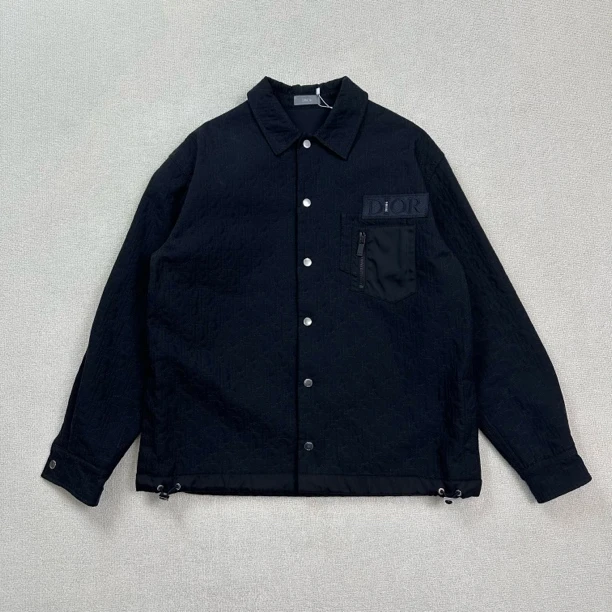 99新 DIOR/迪奥 满印刺绣logo夹克/48码/WL2292