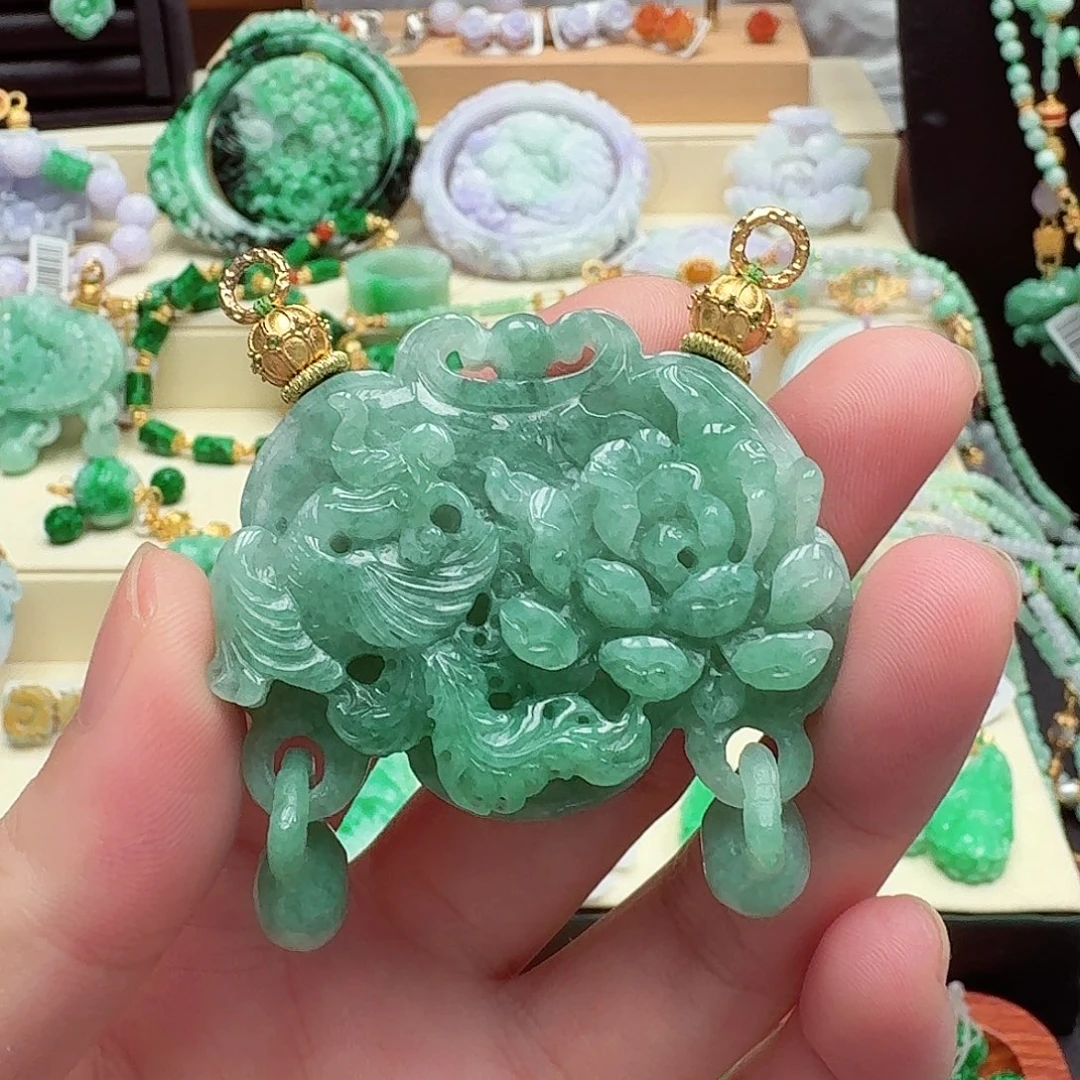 颈饰未镶嵌翡翠翡翠吊坠