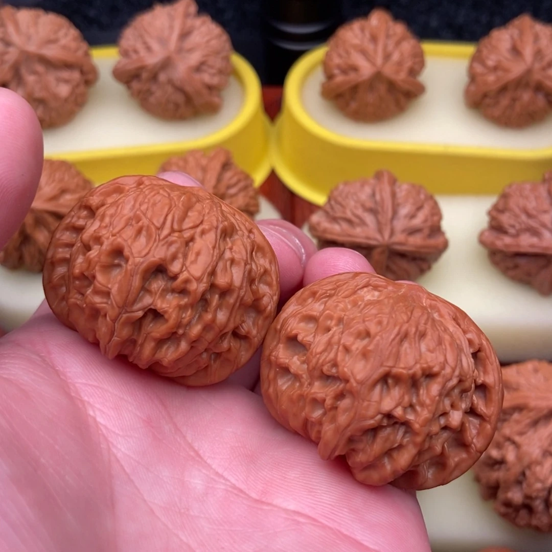 文玩核桃把件山地磨盘40