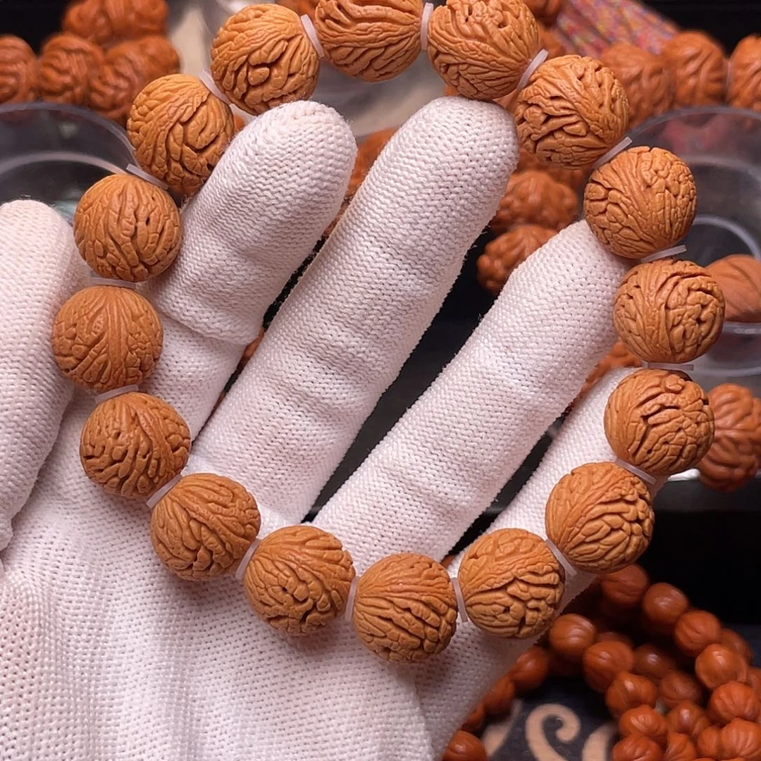 手串桃核精品绣球手串1.5