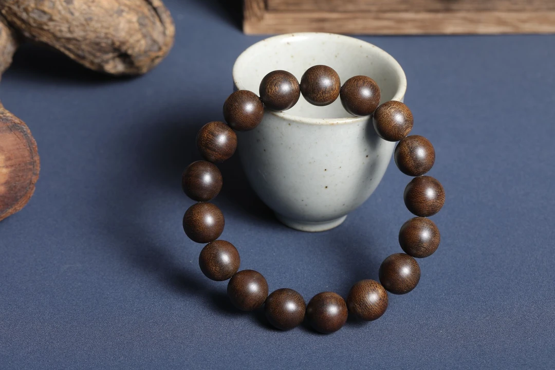 越南芽庄白棋楠沉水老料1.2圆珠