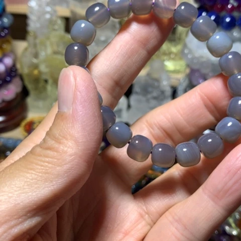 玛瑙/玉髓手链未镶嵌9mm手串