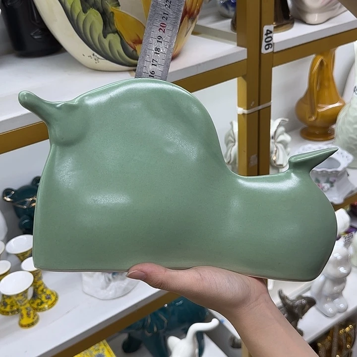 摆件微瑕陶瓷介意慎拍