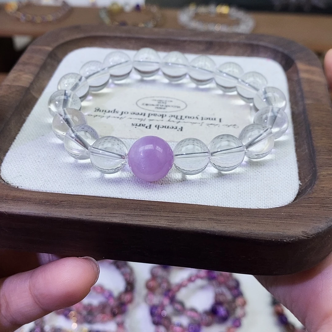 水晶手链未镶嵌白水晶手串