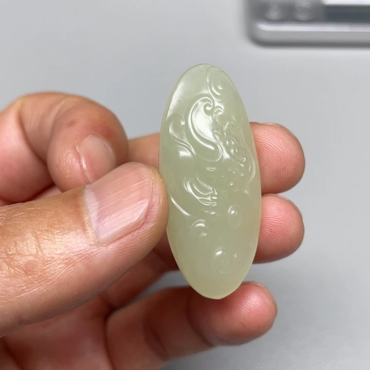 和田玉吊坠(不含链)未镶嵌可**肉