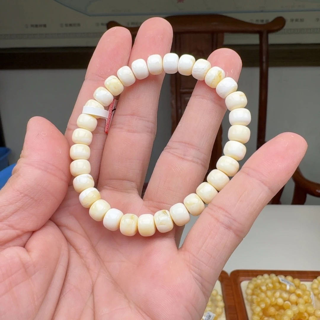 蜜蜡未镶嵌手链蜜蜡手串