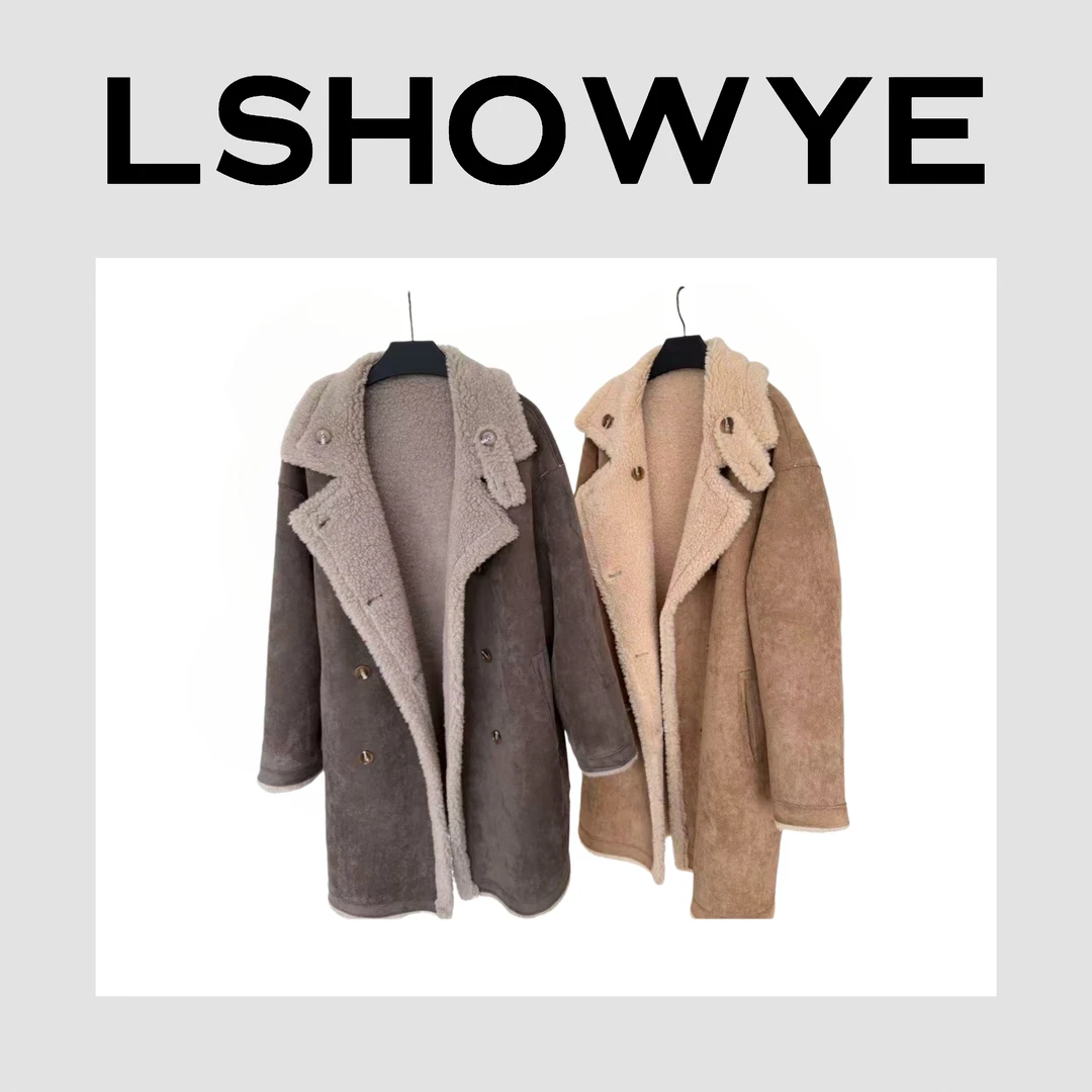 LSHOWYE｜双排扣双面穿外套b233