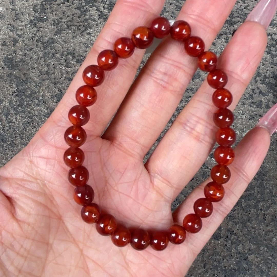 南红玛瑙未镶嵌手串