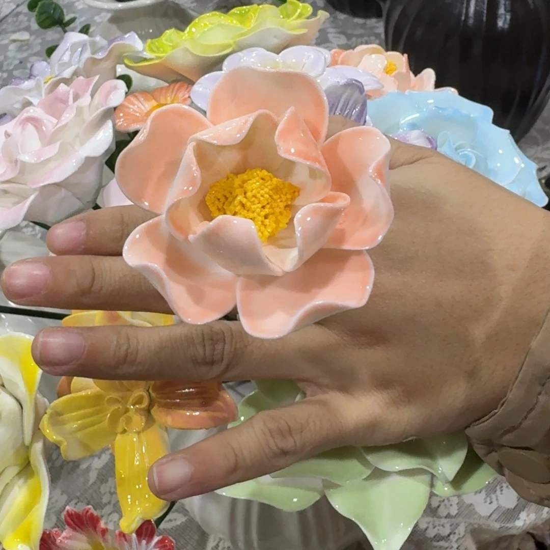 陶瓷花，20元发货，退款拉黑