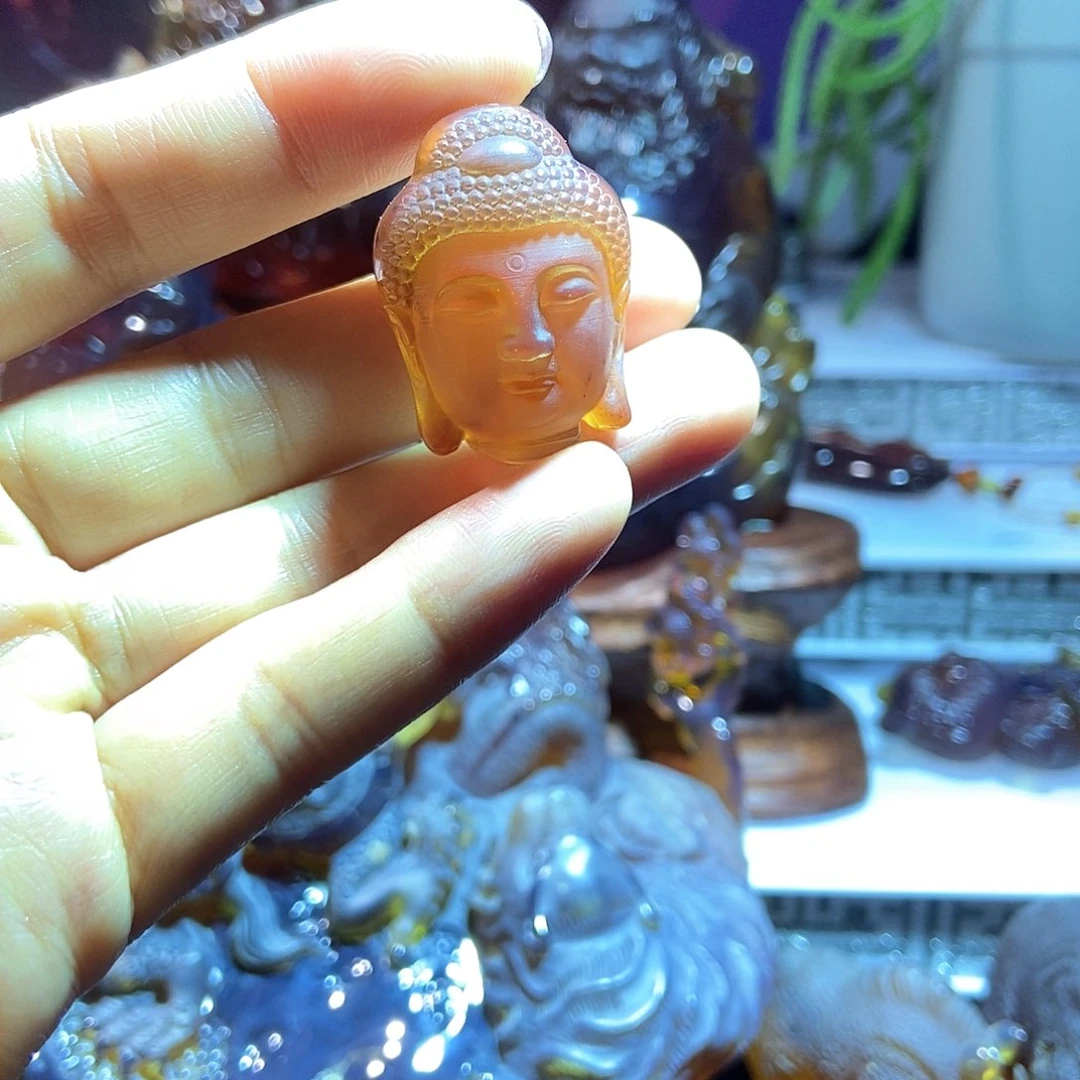 未镶嵌颈饰琥珀缅甸天然琥珀吊坠