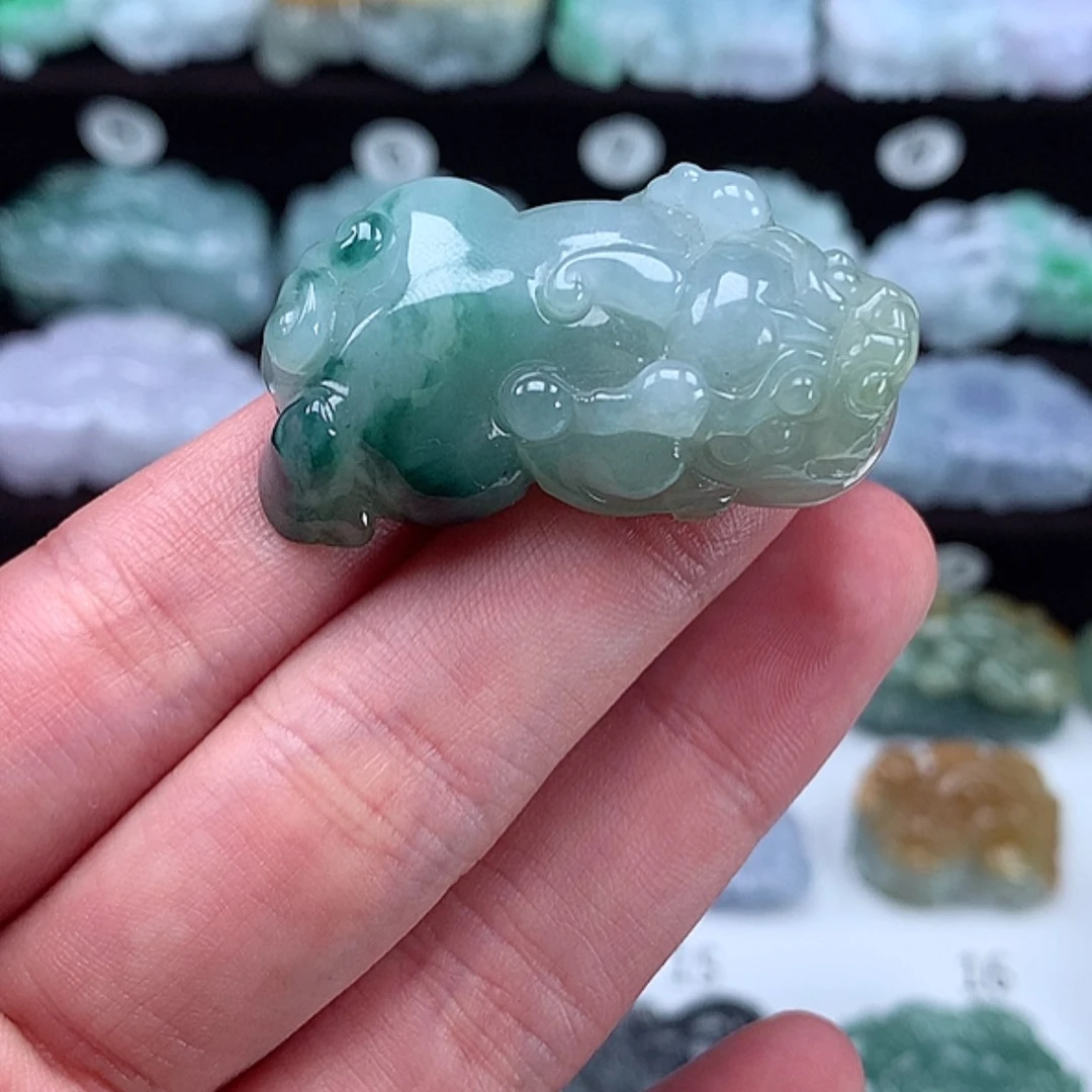 【闪购商品】翡翠颈饰未镶嵌貔貅