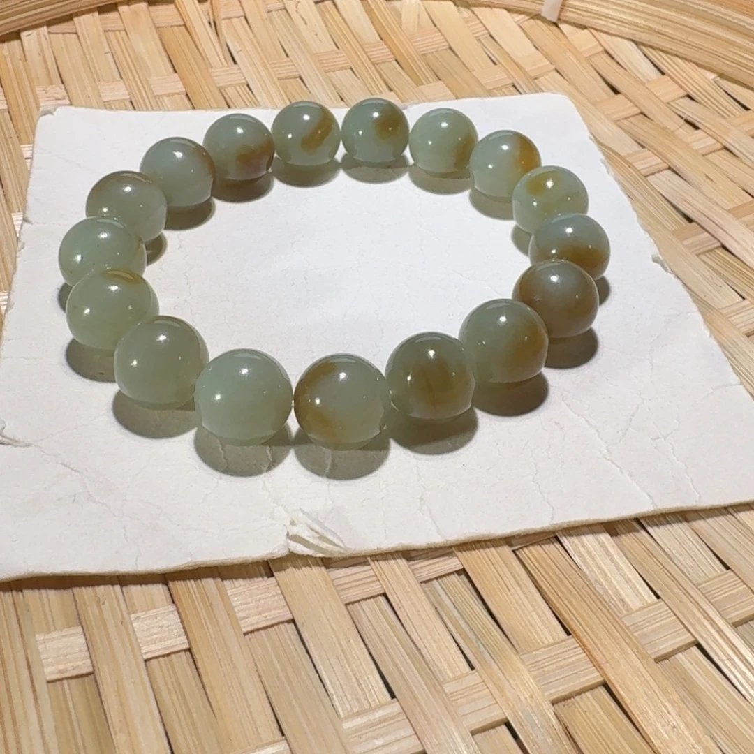 和田玉未镶嵌手链