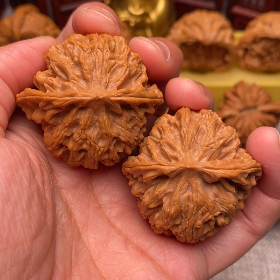 文玩核桃把件全品毕业苹果42.8尺