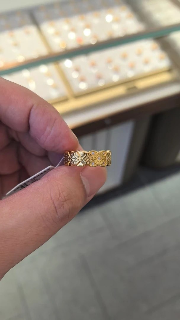 足金999钱币戒指ZE0085