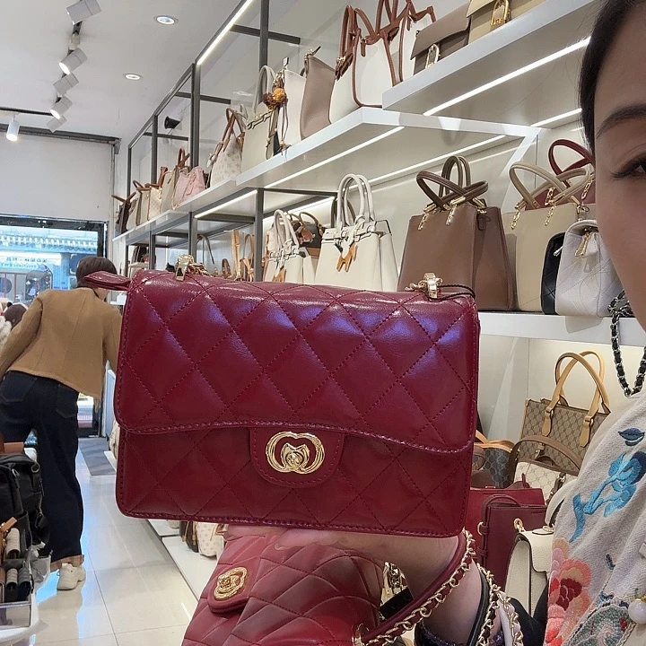 牛剖层皮革稻草人女包斜挎包