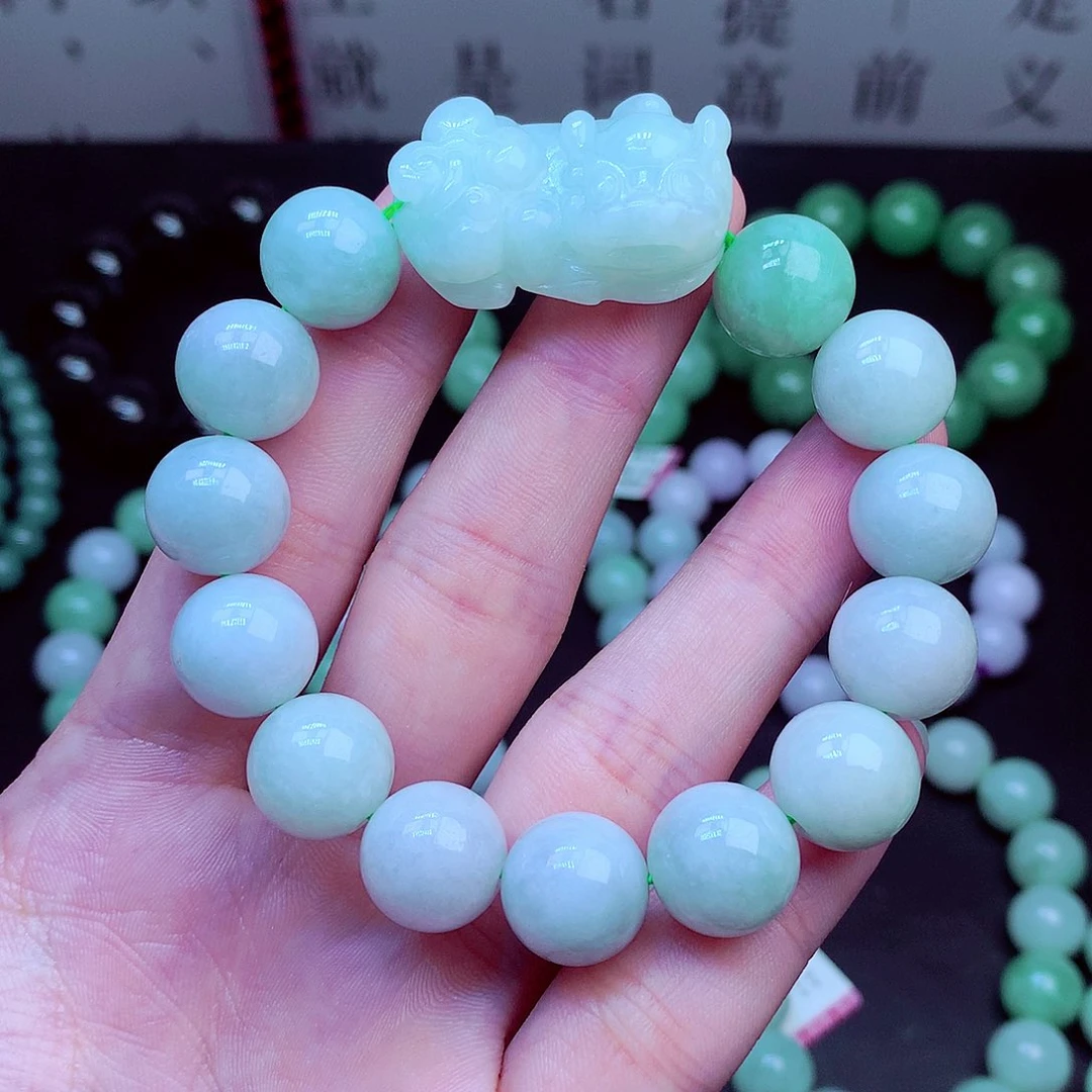 翡翠未镶嵌毛衣链