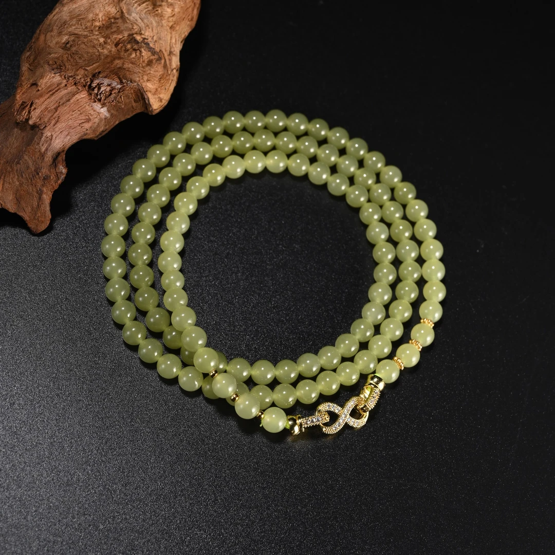 LOT8818 2511040049和田玉黄玉项链/杭拍