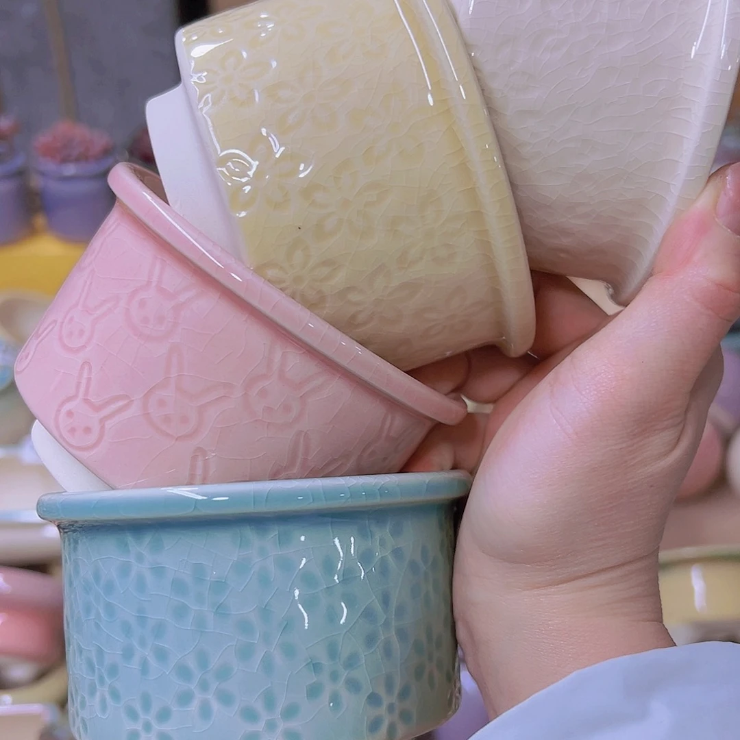 红陶陶瓷花盆当场满12包邮