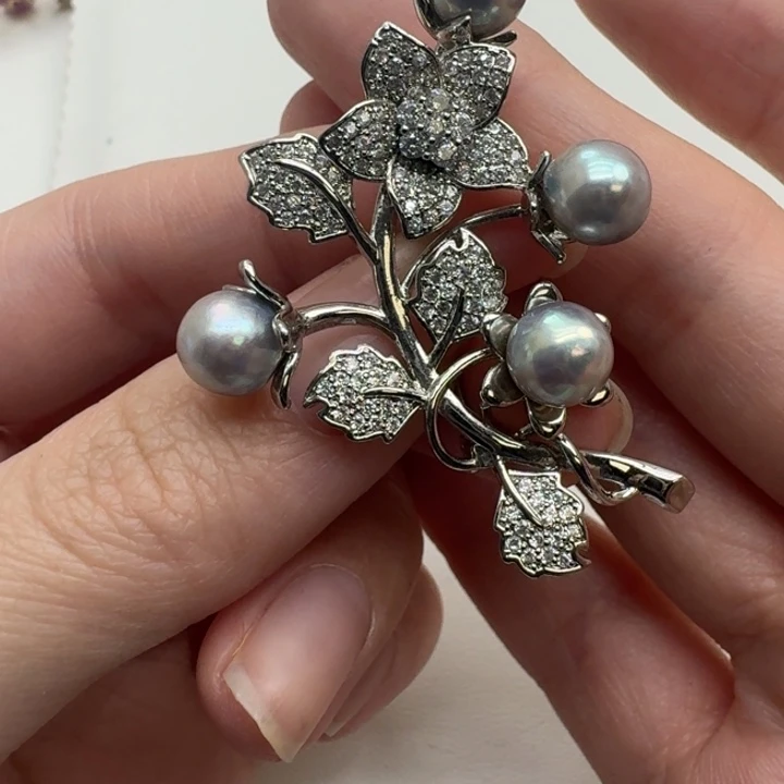 海水珍珠未镶嵌胸饰