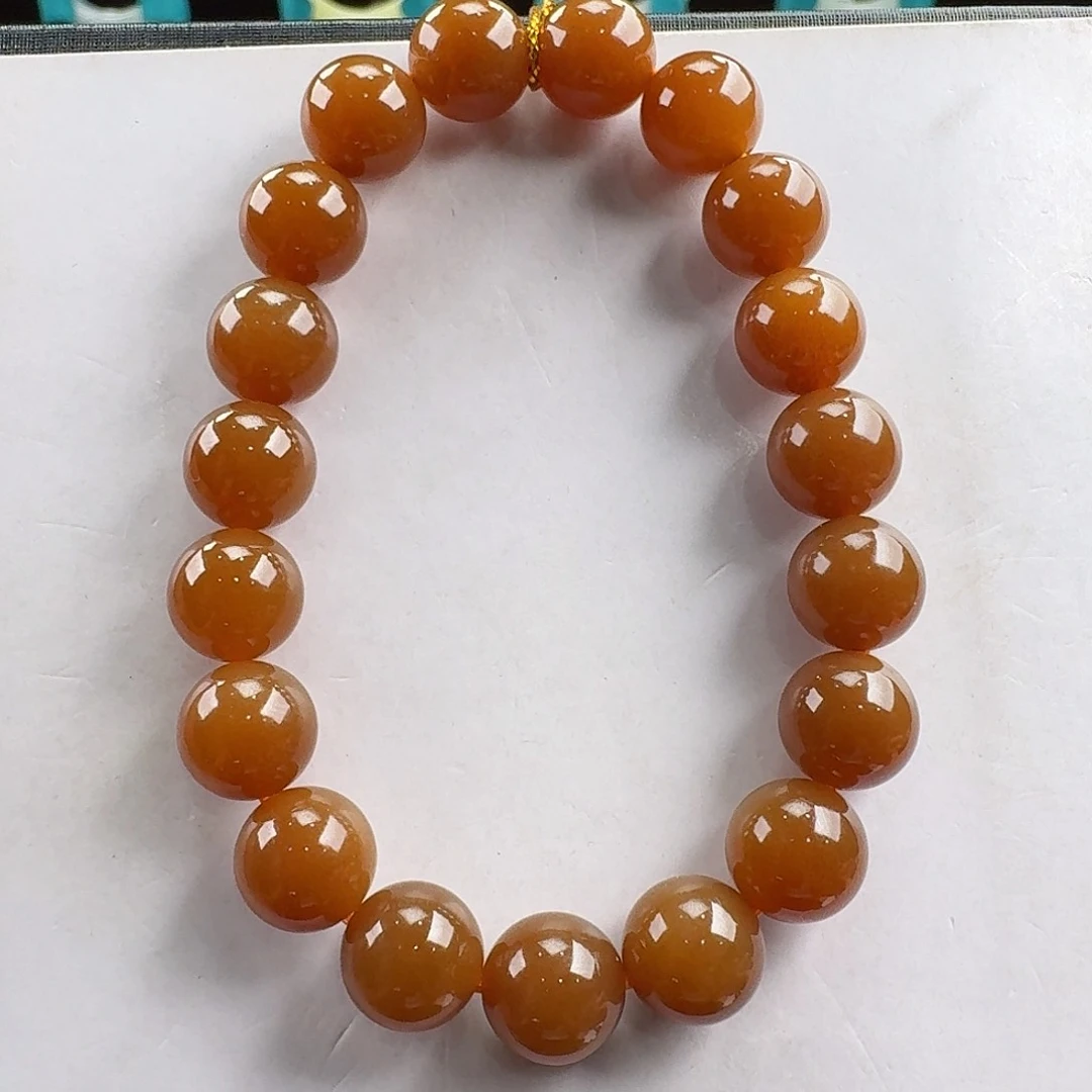 手链未镶嵌和田玉10mm