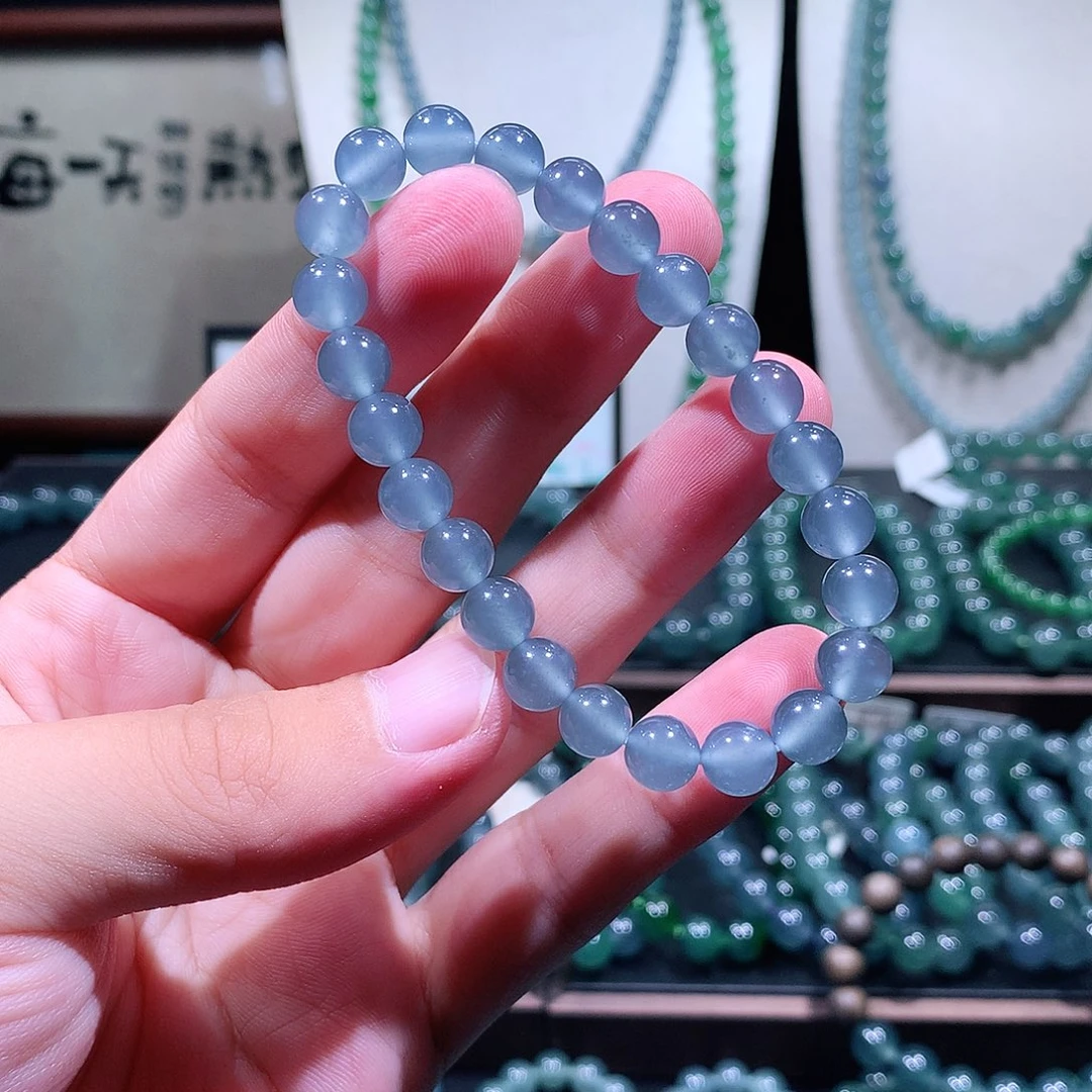 未镶嵌手链翡翠天然a货翡翠手串7.9