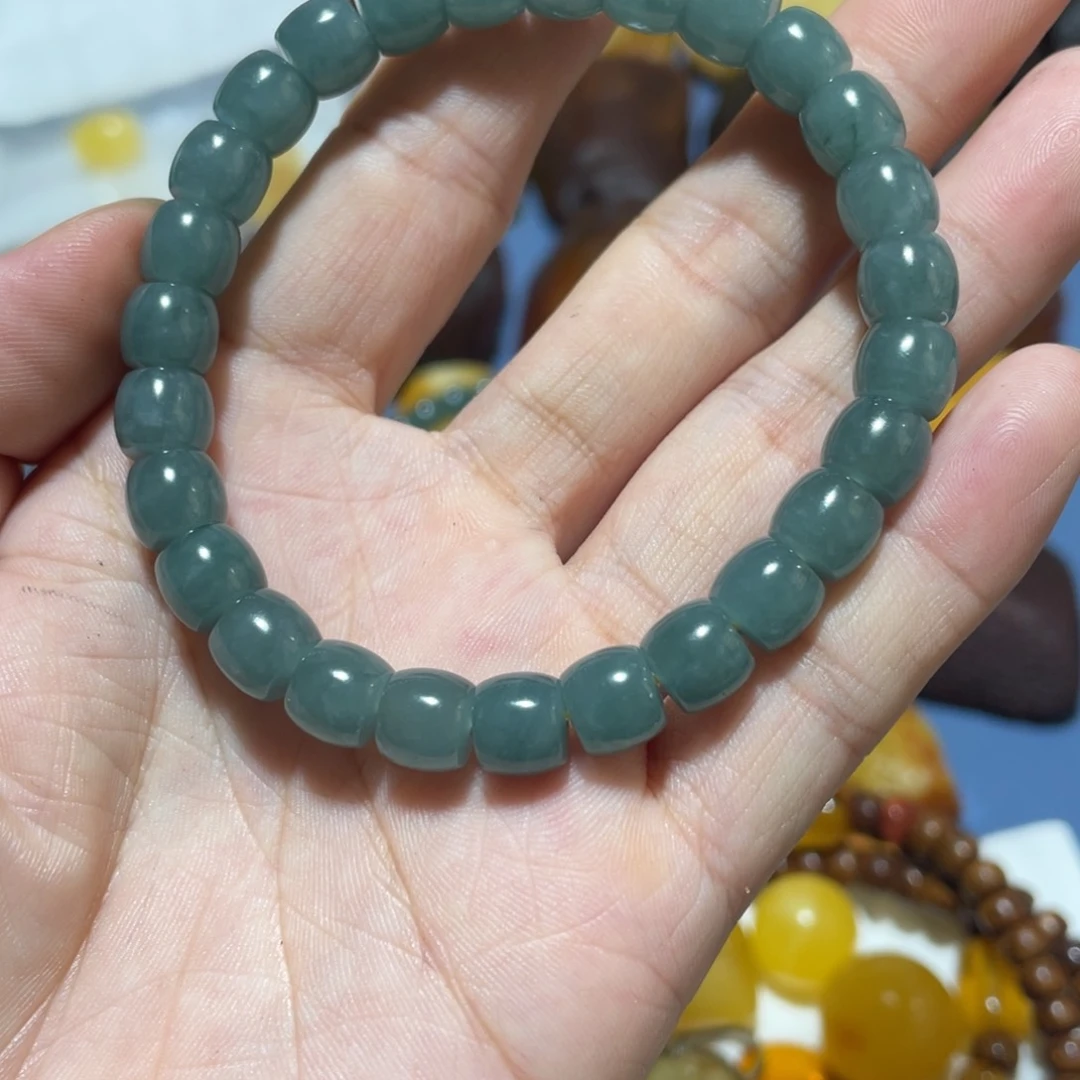 云***年定制翡翠未镶嵌手串