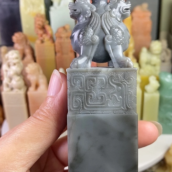 潤***刻老挝石老挝石印章