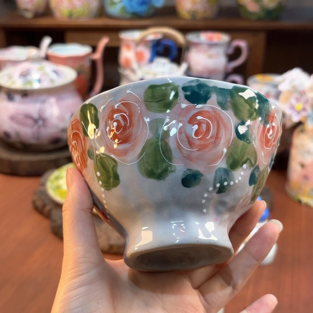 景德镇手绘高温釉下彩陶瓷茶具