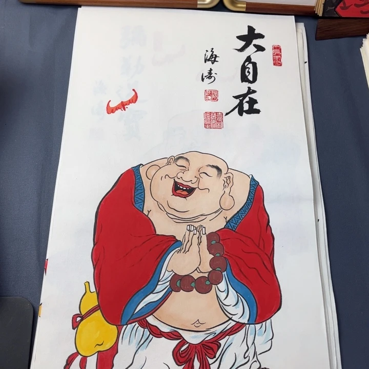 国画禅意画纯手绘作品