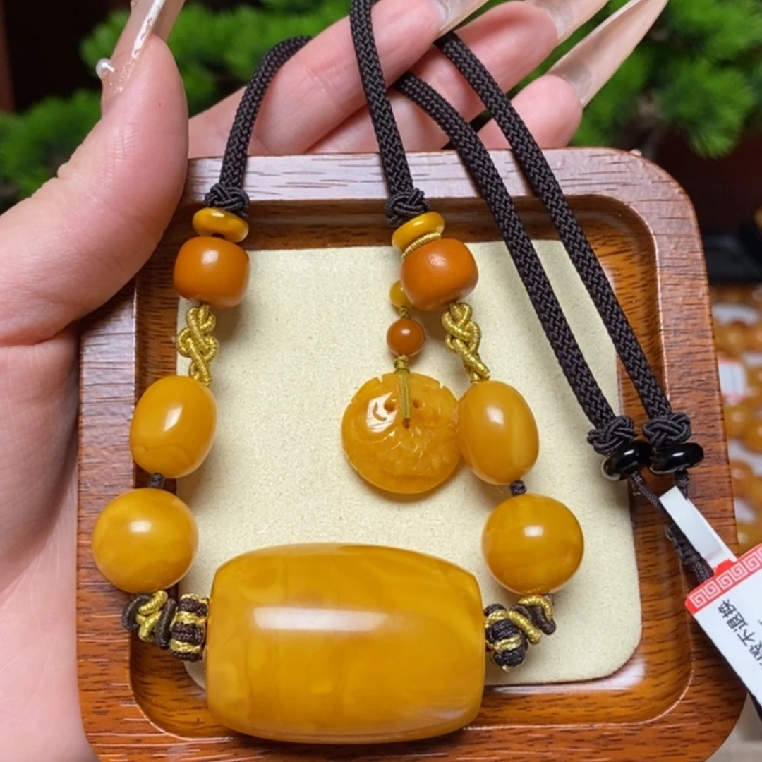 【闪购商品】蜜蜡吊坠(不含链)未镶嵌项链