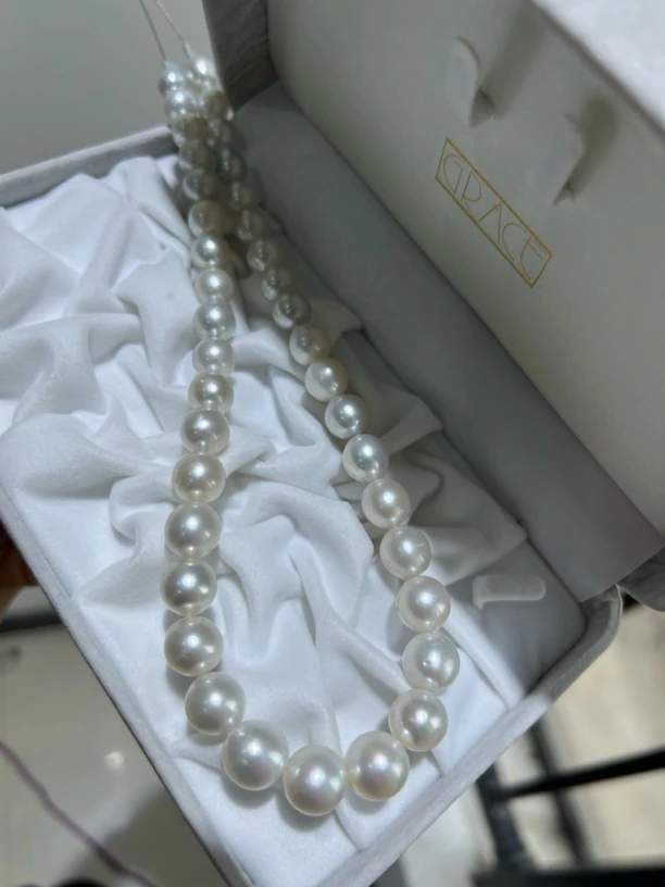 澳白项链8-12.5mm白色百搭