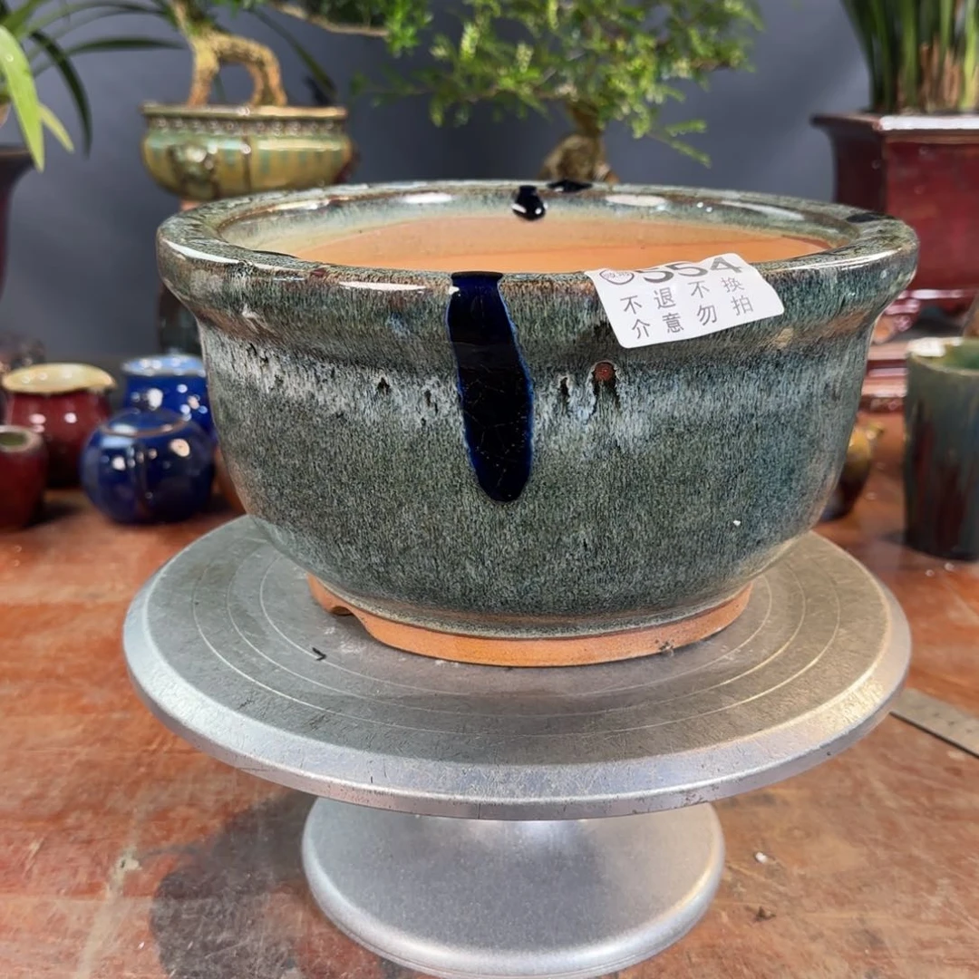 紫砂花盆万**爱554 瑕疵品