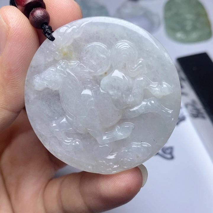 颈饰未镶嵌翡翠翡翠