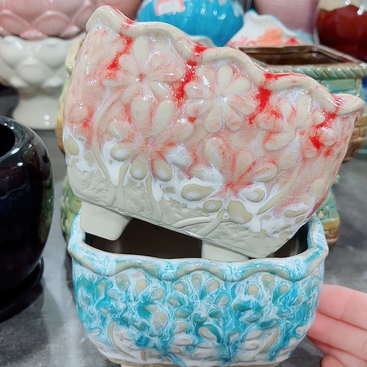 多肉花盆满10元包邮