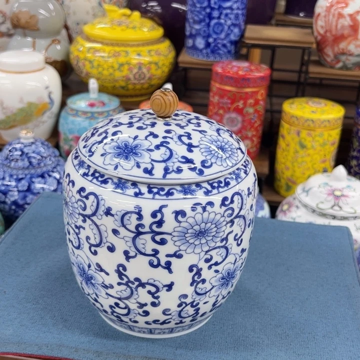 高端陶瓷茶叶密封罐