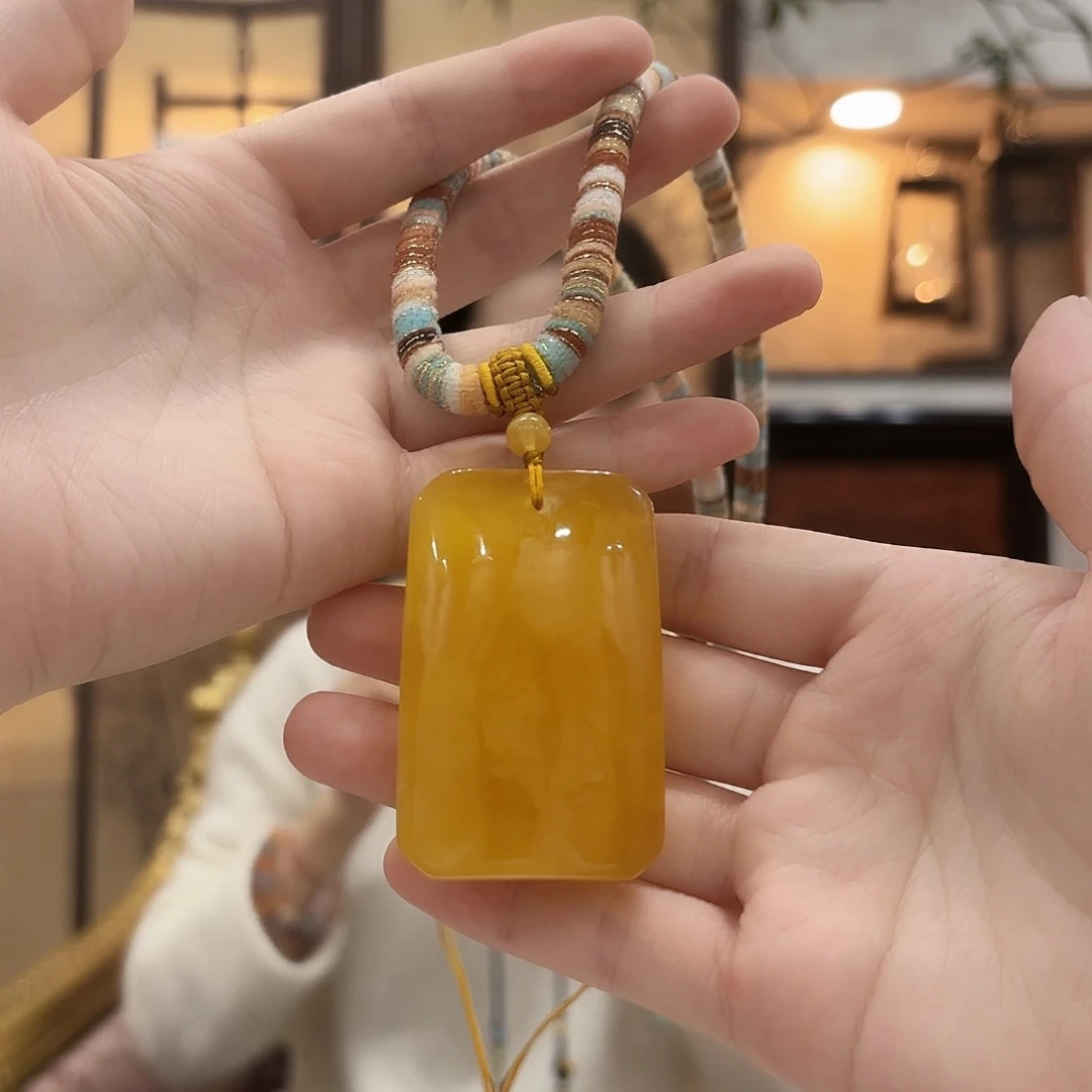 蜜蜡颈饰未镶嵌颈饰