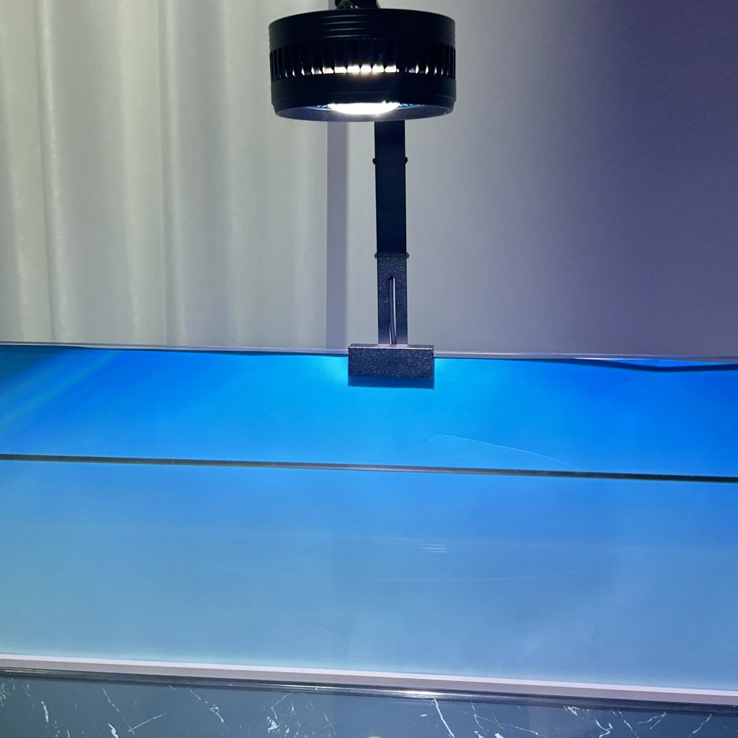 鱼缸溪流鱼缸筒灯支架灯水草灯80w