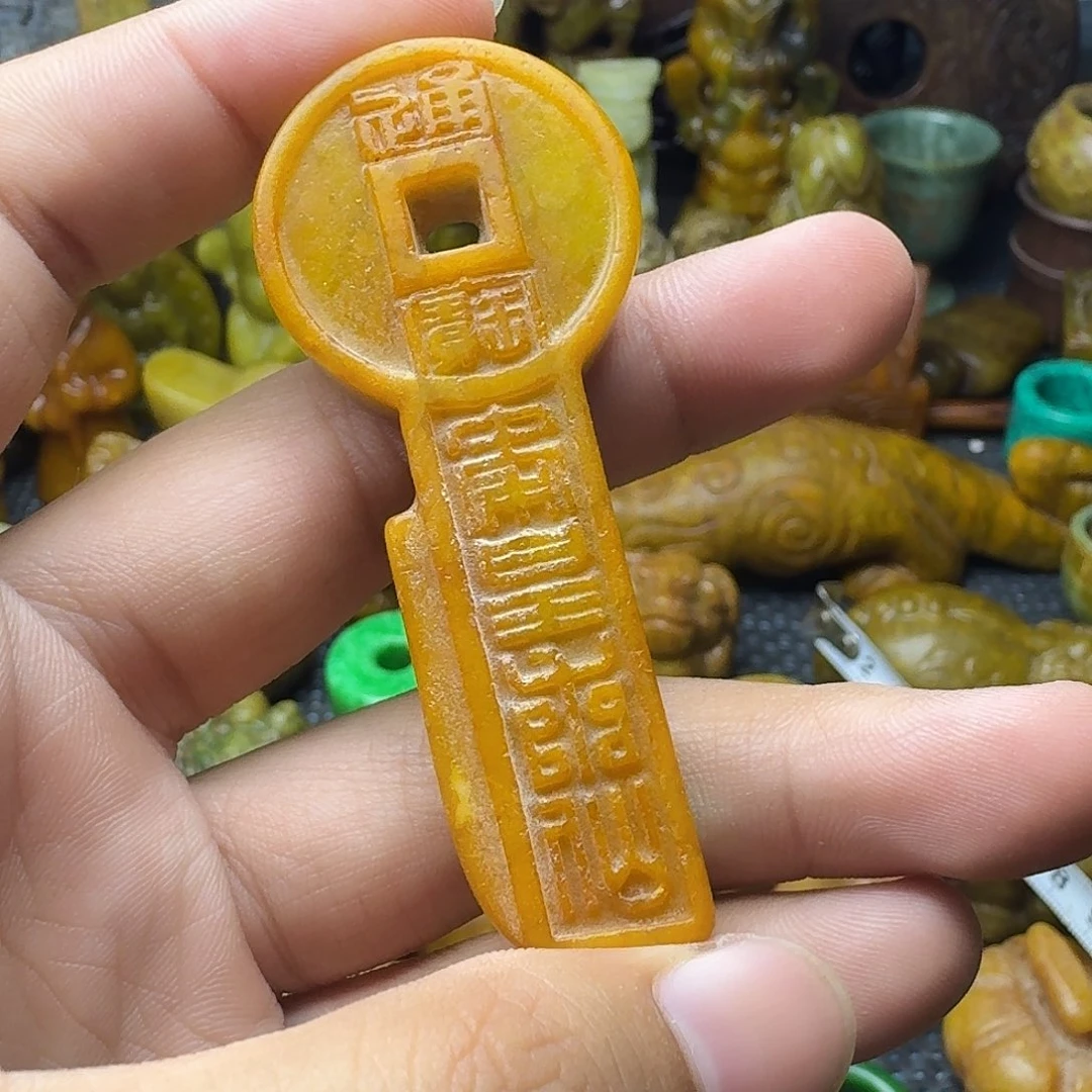 白玉菩提吊坠。。。