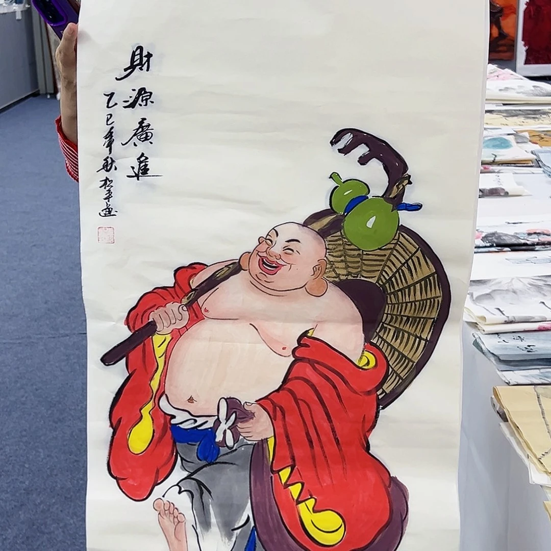 国画事事顺心如意万事