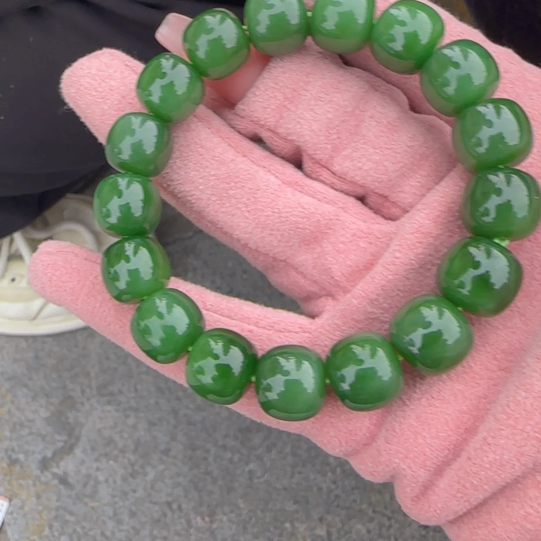 和田玉未镶嵌颈饰卡十三老型