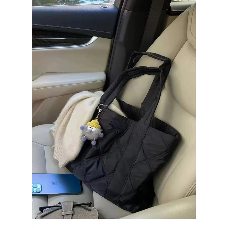 G041新款大学生上课托特包包女大容量休闲百搭轻便通勤包