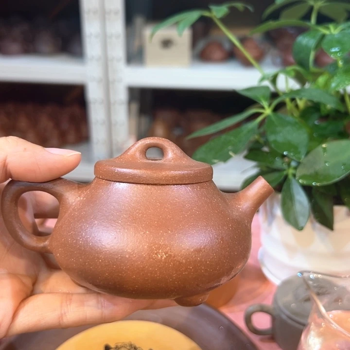 茶壶紫砂降坡文瓢200c c