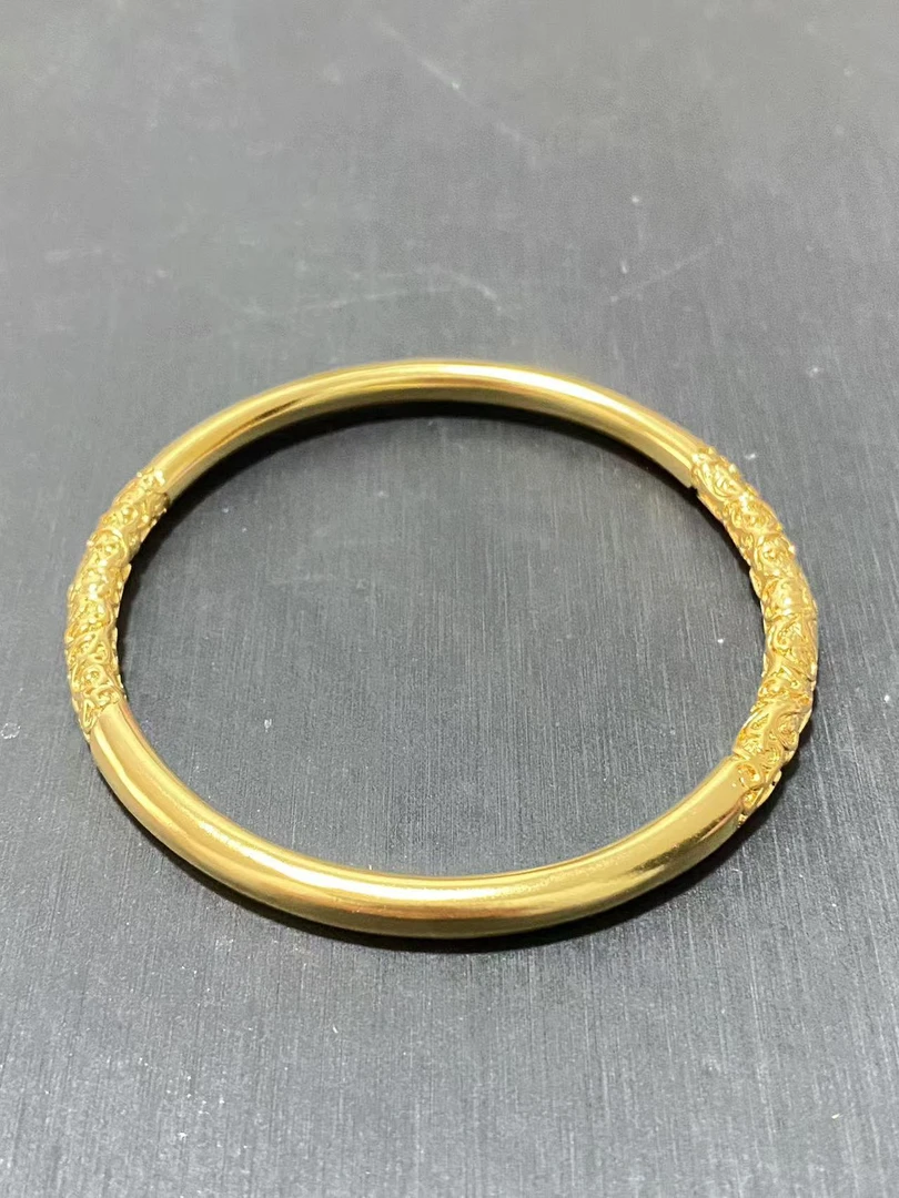 足银手镯 足银手镯   收藏级轻奢时尚气质简约精致手镯Fcs1224201