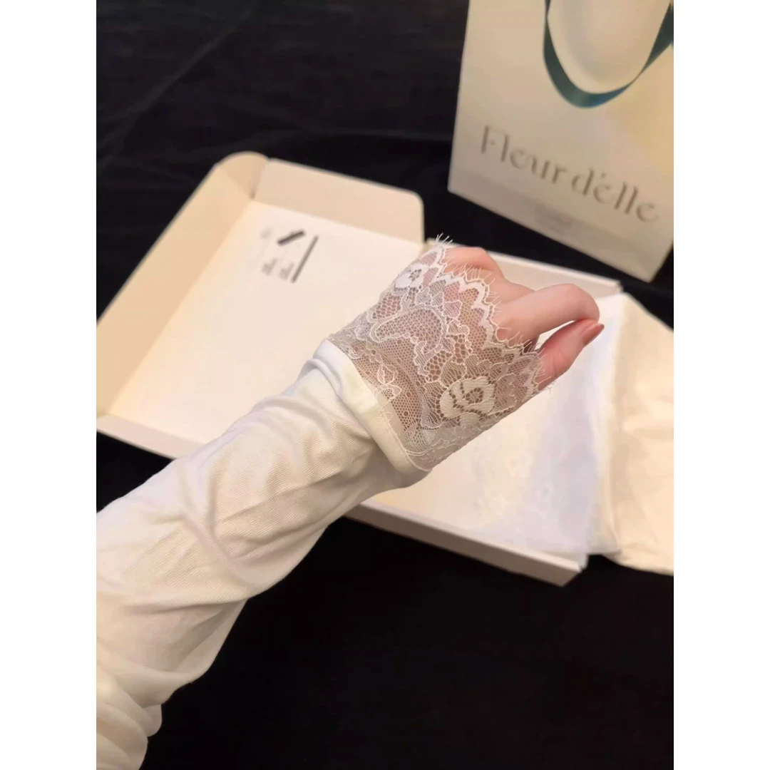 【纯欲蕾丝】韩系少女花边设计感长袖睡衣女夏款2025新款家居服套装