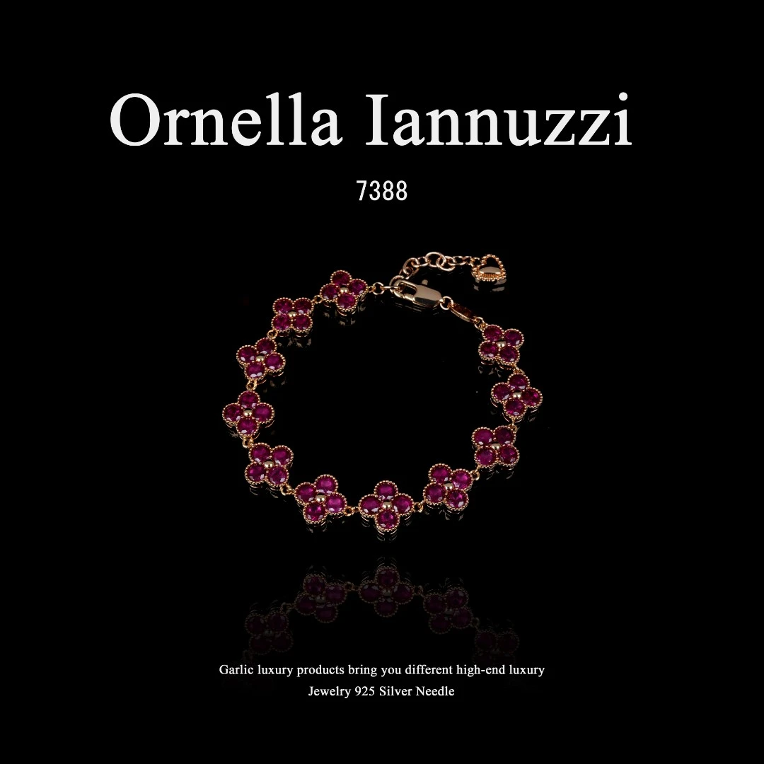 镀K金   Ornella Iannuzzi手链~7388（14+4cm）