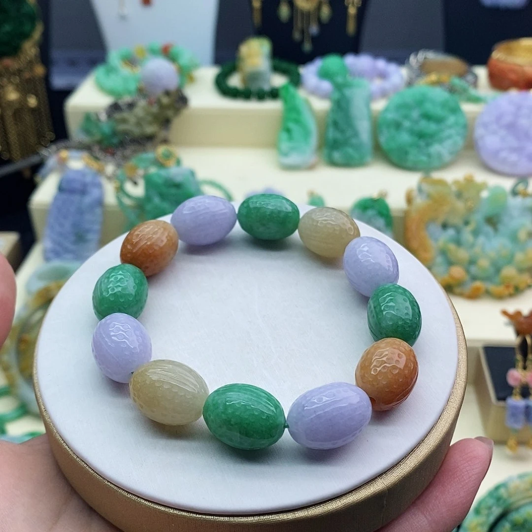 未镶嵌手串翡翠手串