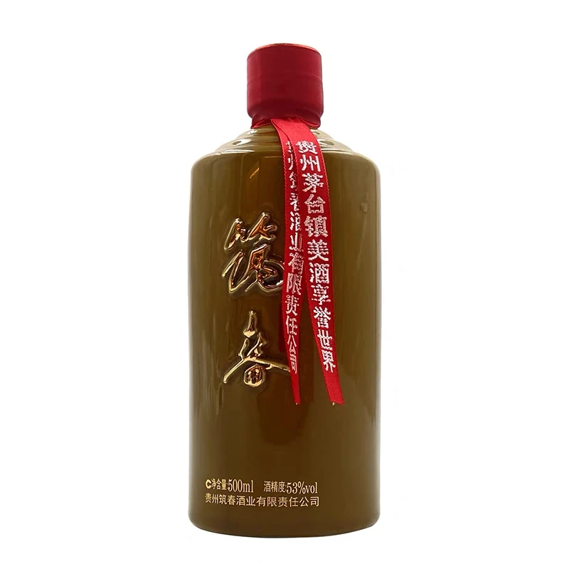 筑春金字陈酿 酱香型白酒53度500ml